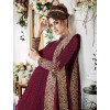 Long Kurti Dark Red Color